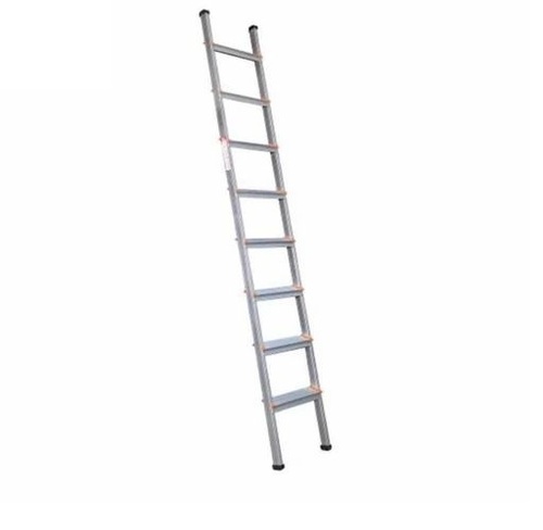 Aluminium Self Supported Foldable Ladder - 8 Ft Height, Slip Resistant and Durable Design for Residential and Commercial Use