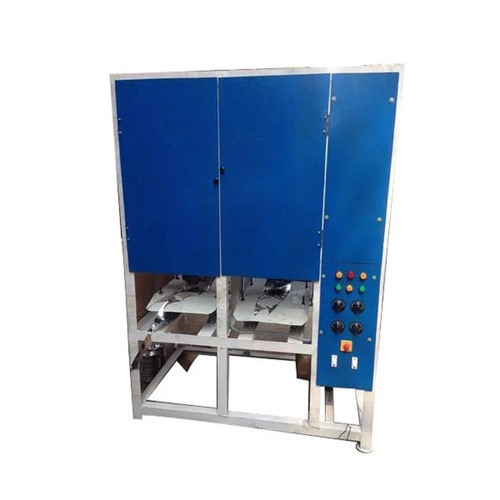 Automatic Double Die Dona Making Machine - Paper Material, Mild Steel Body, Blue Color, 1000W Power, 230V Voltage, 50Hz Frequency, 1 Year Warranty | 10,000 Pcs/Day Production Capacity, Electric Single Phase System