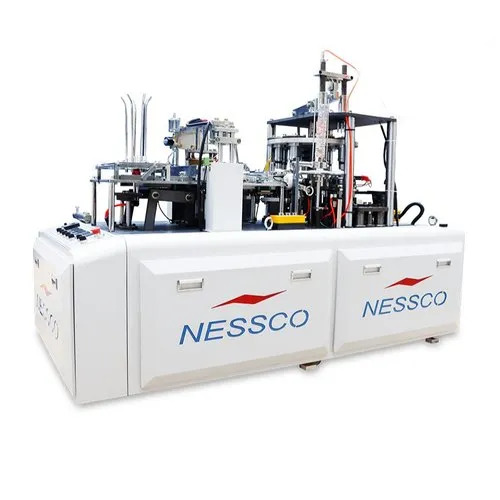 Automatic Paper Cup Forming Machine - MS Material, 380 Voltage, Multicolor | High-Speed Production, Energy-Efficient, Customizable Sizes, Advanced Safety Features