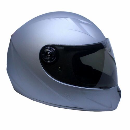 Blue Full Face Motorcycle Helmet - Fiberglass Material, Customized Size, Light Blue Color | Durable, Fine Finished for Safe Riding