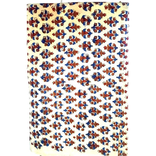 Dabu Hand Block Printed Cotton Fabric