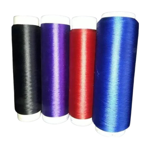 Dyed Polyester Weaving Yarn - 100% Polyester, Single Ply, Multicolor | Durable, Washable, Designed for Textile Industry Applications