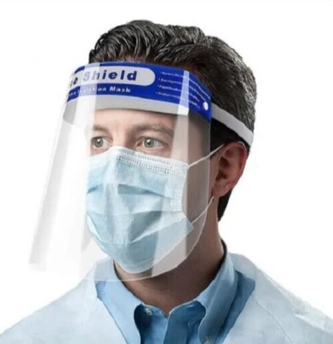 Face Shield - PET Material, Transparent Color | Unisex Design for Hospital and Personal Protection