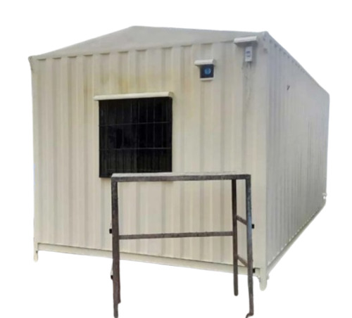 Gi Portable Cabin - Steel Material, 20x10 Feet Dimensions, Rectangular Shape | Versatile Office Use, Any Color, Modular Design, Unique Window Style