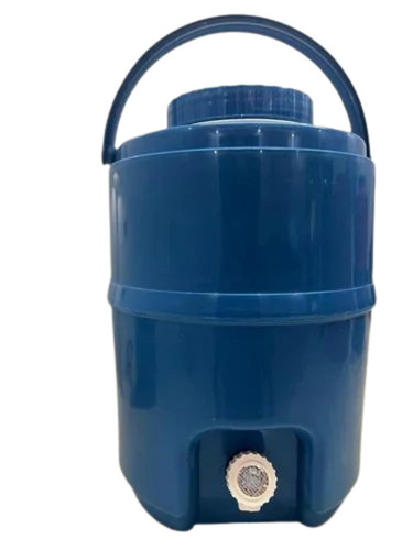 Insulated Plastic Water Jugs - Plastic Material 20 Liter Size | Plain Pattern Durable and Fine Finished for Cold Water Use at Home