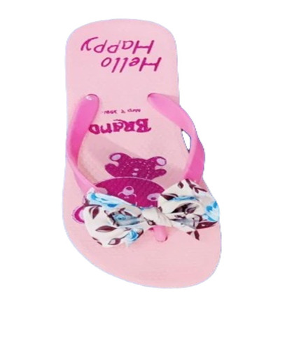 Ladies Pink Flip Flop - Rubber Upper Material, Size 8 | Attractive Design, Durable And Comfortable, Very Good Quality