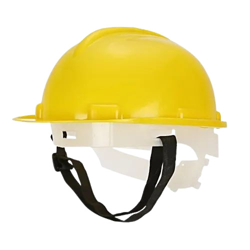 Light Weight Safety Helmet - Hdpe, Ldpe, Acrylic, Customized Size, Yellow | Multiple Use, Durable, Fine Finished, Reusable, For Safety