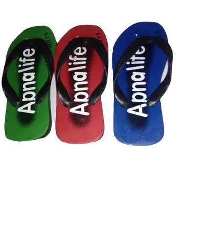 Men Slipper - Rubber Flip Flop, Size 4-9 | Printed Multicolor Design, Lightweight, Durable and Comfortable
