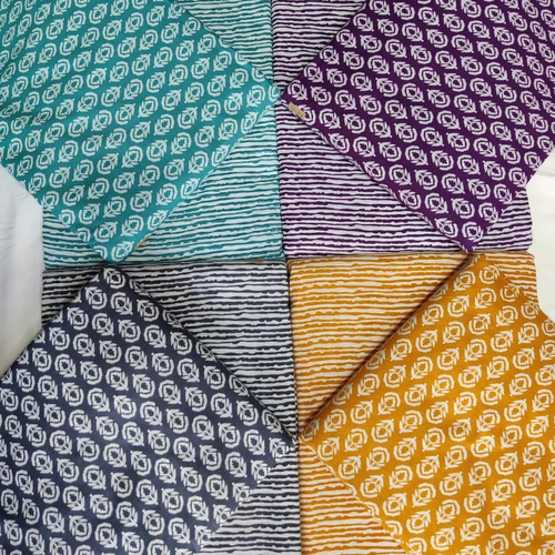 Multi-Color Pure Cotton Fabrics - Pure Cotton, Multi-Color, Shrink-Resistant | Washable, Ideal for Textile Industry Applications