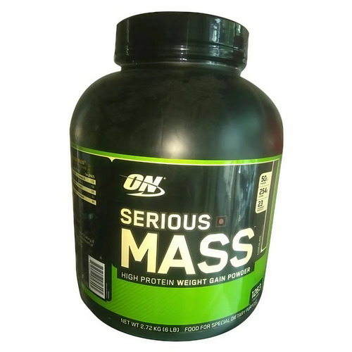On Serious Mass High Protein Weight Gain Powder - Vegetarian Formula for Personal Use | Promotes Healthy Growth, Builds Muscles & Body