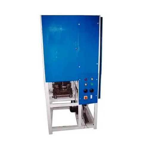 Single Die Paper Dona Making Machine - 5000 Dona/Day Capacity, 4 Inch Size, Blue, Semi-Automatic, 1 Year Warranty, 220V Mild Steel Design