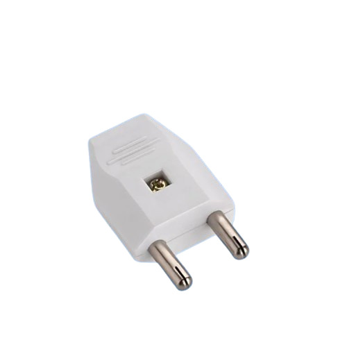 2 Pin Plug - New Electric Design, Fine Finishing, Very Good Durability | 1 Year Warranty, Ideal for Home Use, Classic White Color