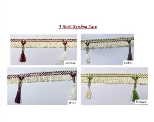 3 Moti Jhalar Lace