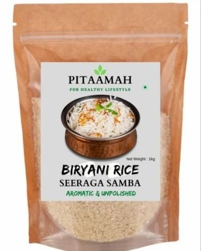 Medium-Grain Rice - 1 Kg Brown Variety | Organic, 100% Pure, Ideal for Cooking