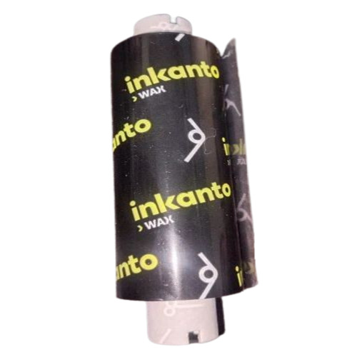 Black Wax Ribbon - 85mm Width, 75 Meter Length | Multicolor Attractive Designs for Barcode Printing