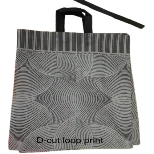 D Cut Loop Handle Bag - Recyclable, Custom Size | Stylish Design, Lightweight, Available in All Colors