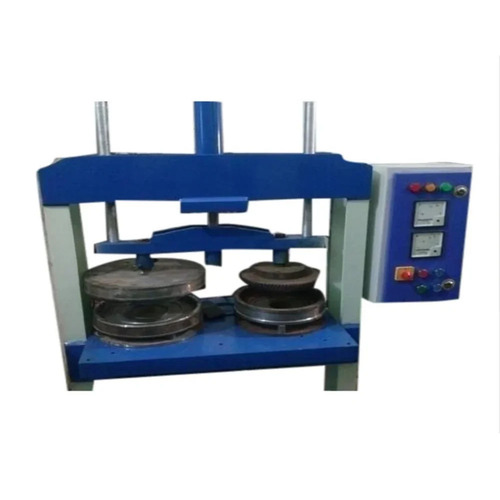 Double Die Hydraulic Paper Plate Making Machine - PE Coated Paper, 20 Ton Capacity, 1 HP Power | Easy to Install, Strong Built, Excellent Performance