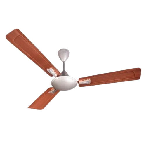 Electrical Ceiling Fan - Metal Construction, 3 Adjustable Speed Modes | Durable, Fine Finish, 220V Voltage, Brown Color, 1 Year Warranty