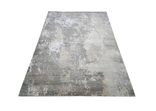 Gray Hand Knotted Rugs - Feature: Anti Slip