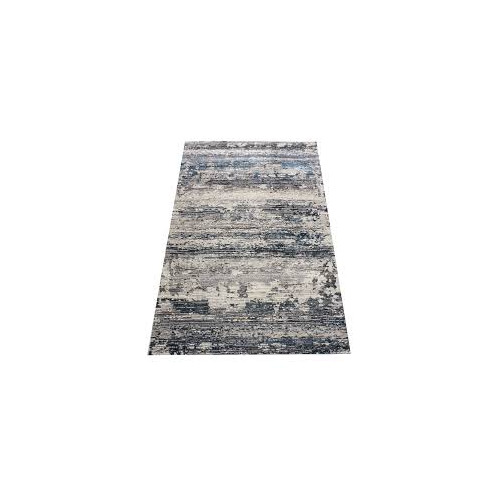 Hand Knotted Floor Rugs - Handmade Rectangular Design, Gray Plain Pattern | Easy to Fold, Washable, Perfect for Home and Hotel Use
