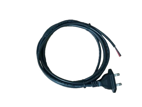 Power Cord - Pvc, 1.5 Meter Flat Type, Black | Durable, 220 V Ac, 6 Amp Rated Current, Very Good Quality