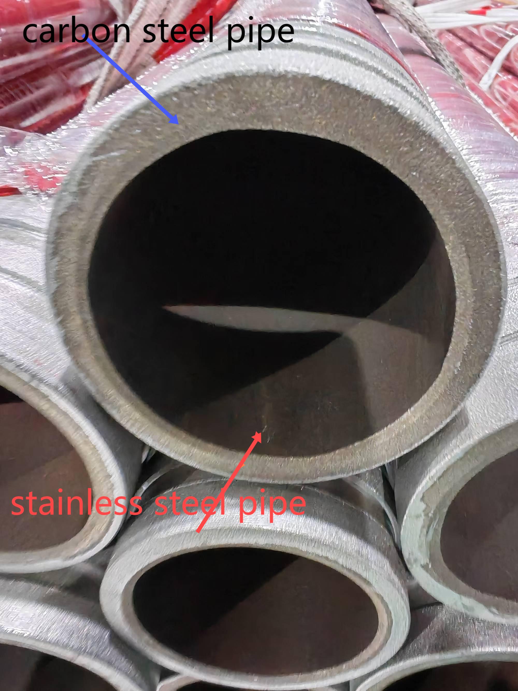 stainless steel lined composite steel pipe