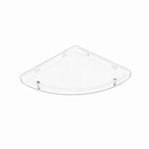 Transparent Acrylic Corner Shelf