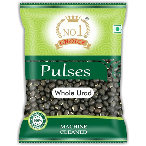 Whole Urad Dal - 500 gm Packets, Organic High Protein Black Dried Pulse with 95% Purity