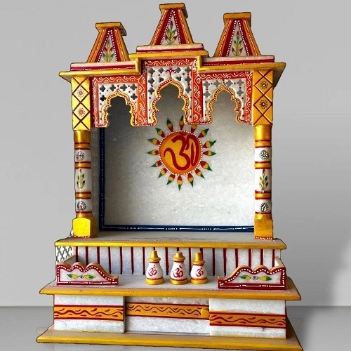 3 Minar Decorative Marble Temple