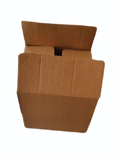 3 Ply Corrugated Packaging Box - Eco Friendly Kraft Paper, Durable Rectangle Shape for Personal Care, Gift & Crafts, Brown Color