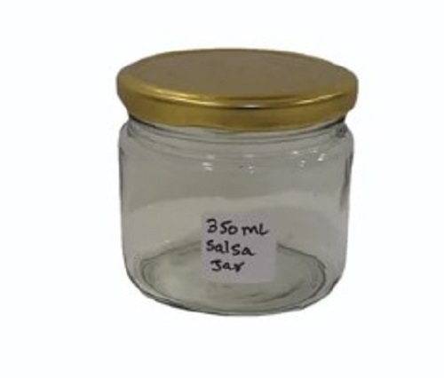 350ml Salsa Glass Jar - Glass Material 350ml Size Transparent Color | Lightweight Crack Resistant Quality Tested for Beverage Use