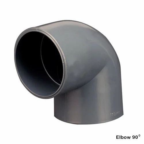 PVC Pipe Elbow - 200mm 90 Degree Grey | Durable and Customizable Design