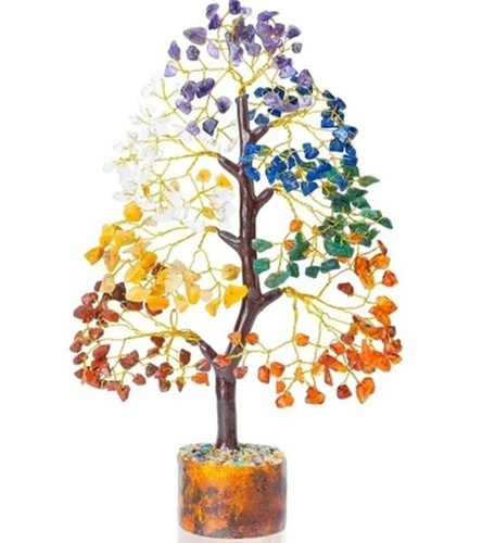 Beads 7 Chkra Gemstone Tree