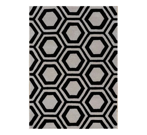 Bedroom Woolen Floor Carpet - Color: Multicolor