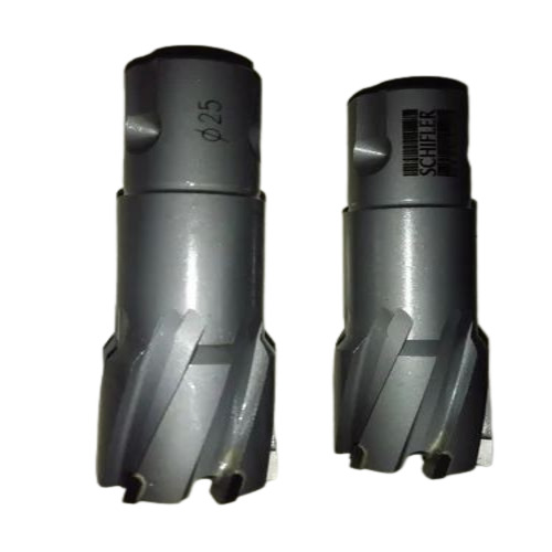 Core Drill Bit - Silver, 10 cm Length, 1 Inch Diameter, Customized Size | Industrial Use, High Performance Quality