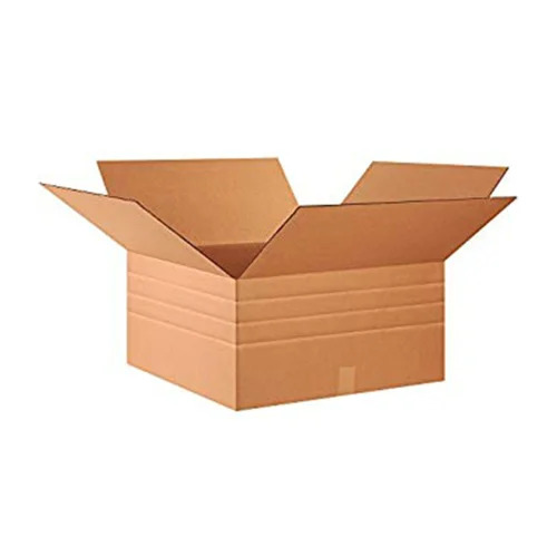 Corrugated Packaging Boxes - Kraft Paper, Eco-friendly Brown Rectangular Design For Personal Care, Gift & Crafts
