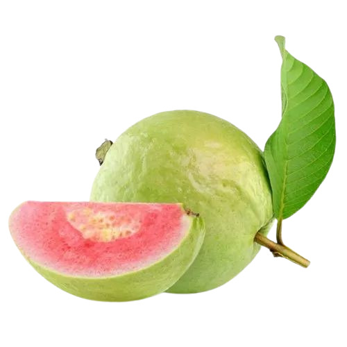 Fresh Red Guava - 100% Pure, Very Good Quality | Sweet, Healthy Snack with 68 Calories, Standard Size, Round Shape, Non-Peeled