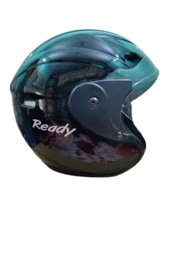 Green Open Face Helmets