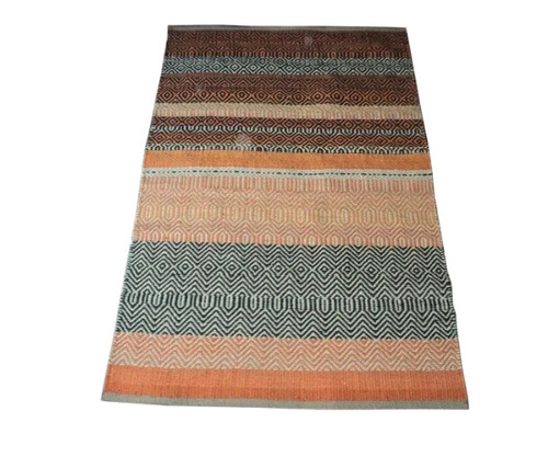 Handloom Cotton Jute Floor Rug
