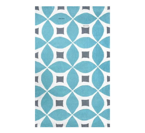 Handmade Woolen Floor Carpet - 2x8 Feet Rectangular, Multicolor Printed Design | Stain Resistant, Ideal for Home and Hotel Use