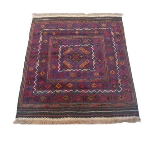 Handspun Wool Floor Carpets - Multicolor, Rectangle Shape | Stain Resistant, Washable for Home and Hotel Use