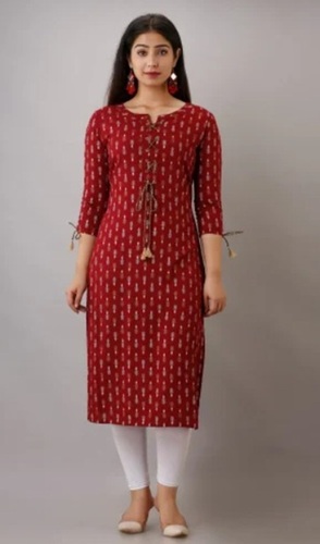 Ladies Designer Straight Kurti