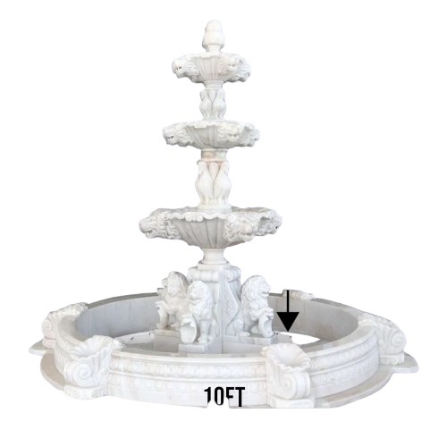 Makrana Marble Fountain By Super Marble Arts