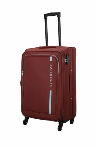 Maroon Soft Trolley Bag