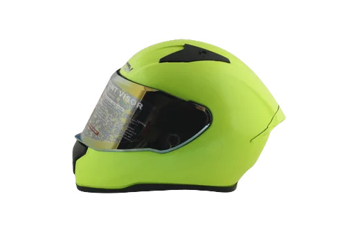 Neon Green Full Face Bike Helmet