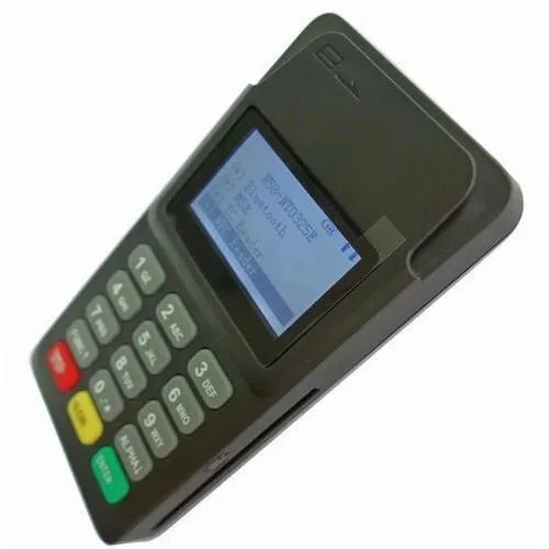 Portable Card Swipe Machine - High Accuracy, USB/RS232 Connectivity | Durable Plastic, LCD Display, 3" Paper Width, Battery Power, 1 GB Data Memory, 1 Year Warranty