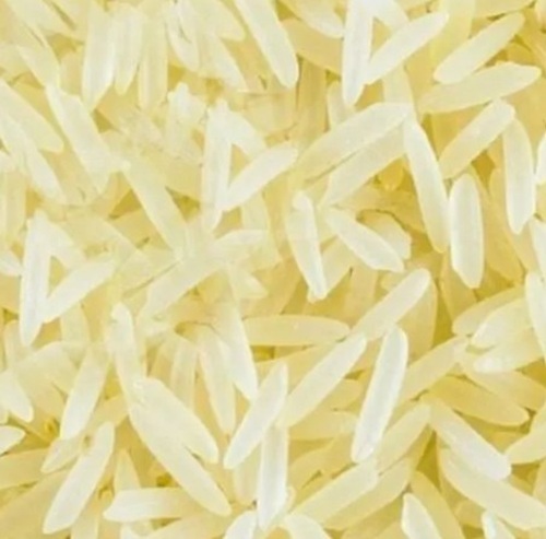 Premium Organic Fully Polished Long Grain Basmati Rice - Soft White Texture, Dried Quality