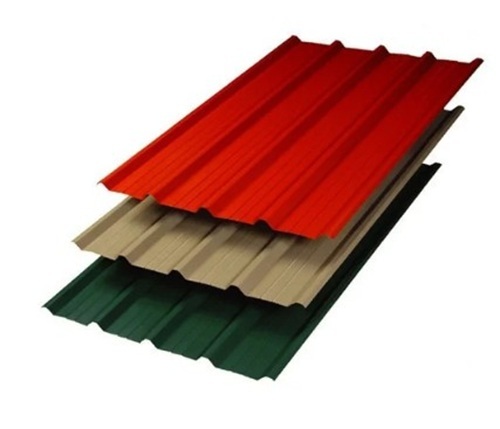 Rectangular Color Coated Sheets - Polished Finish, High Strength, Multi-Color Options | Corrosion Resistant, Suitable for Manufacturing Units