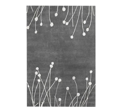 Rectangular Handmade Woolen Floor Carpet - Wool, 5 x 8 Feet, Multicolor, 25 mm Thickness, 1 Inch Pile Height | Stain Resistant, Printed Pattern