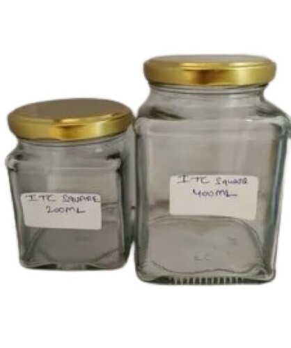 Square ITC Glass Jar